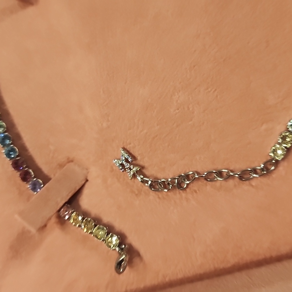 Amina Muaddi Tennis Necklace - Picture 3 of 5